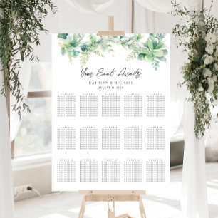 Poster Gráficos de Mesa Eucalyptus Garden Wedding 15