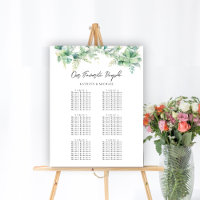 Gráficos de Mesa Eucalyptus Garden Wedding 6