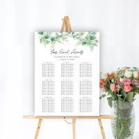 Gráficos de Mesa Eucalyptus Garden Wedding 9