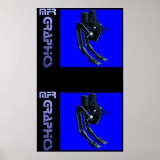 Pôster gráficos e modelos mfr