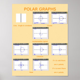 Poster Gráficos Polares