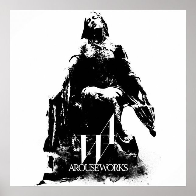 Poster Gráficos pretos e brancos (Frente)