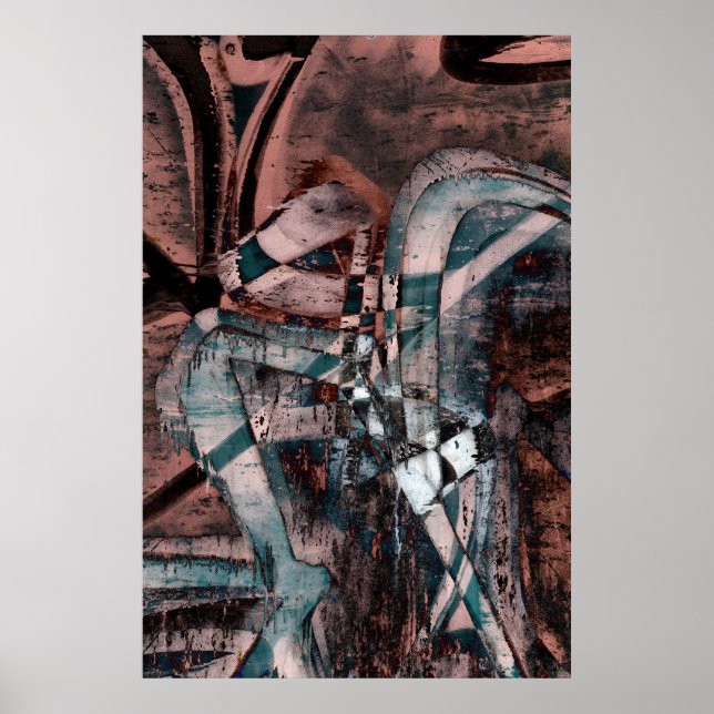 Poster grafite abstrato (Frente)