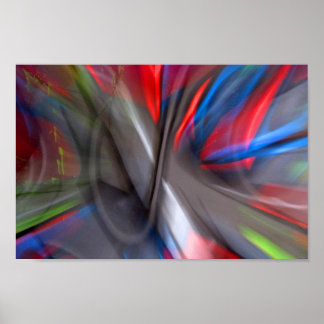 Poster Grafite abstrato