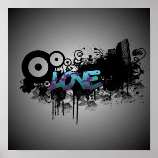 POSTER GRAFITE AMOR