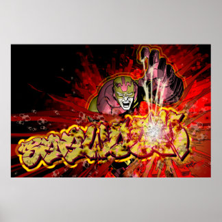 Poster Grafite, BD, Super-herói