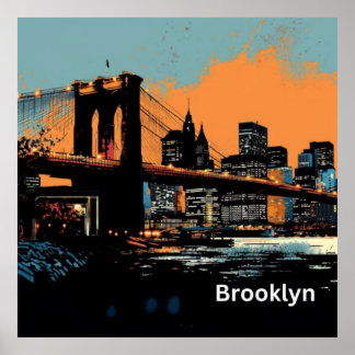 Poster Grafite Brooklyn