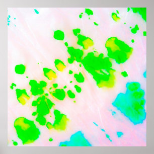 Poster Grafite de Arte Suja. Abstrato Decorative Sunny Ik