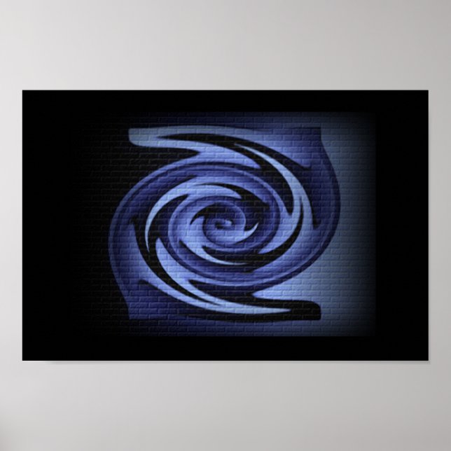 Pôster Grafite do furacão (Frente)