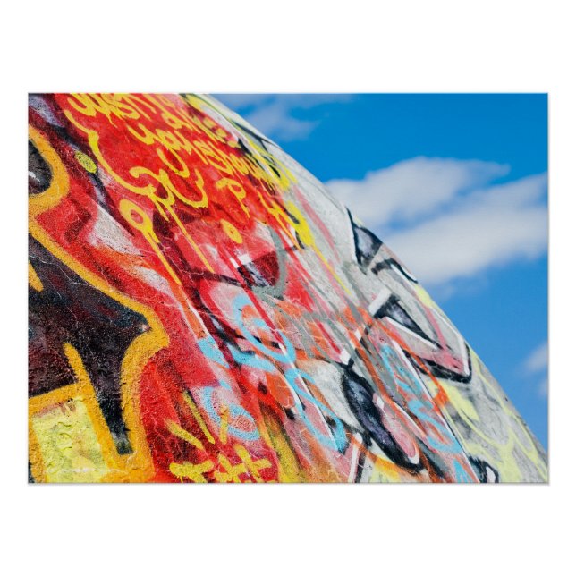 Pôster grafite do planeta (Frente)