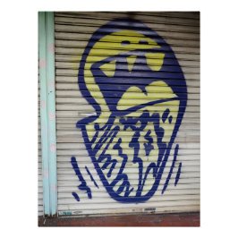 Pôster Grafite fotografado em Shinjuku, Japão