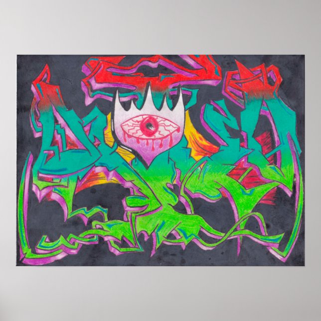 Poster Grafite mau (Frente)