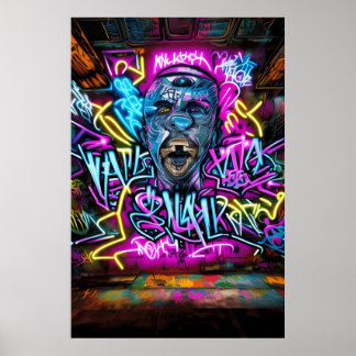 Poster Grafite Street Art: Tome Ação e resista com o Coo