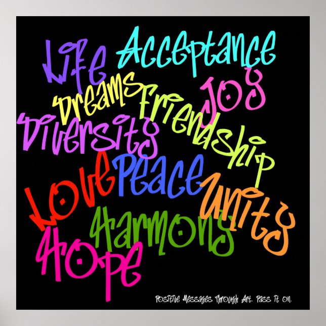 Pôster GrafitePositivo (Frente)