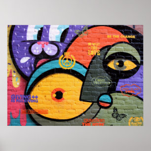 Pôster Grafites de Amsterdão