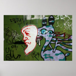 Pôster Grafites taiwaneses, Taipei, Formosa