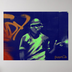 Pôster Grafitti Boy