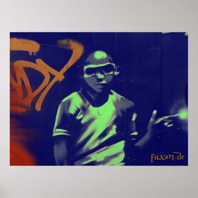 Pôster Grafitti Boy (Frente)