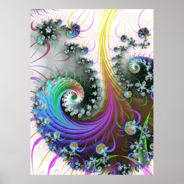 Poster Grafolia arco-íris (Frente)