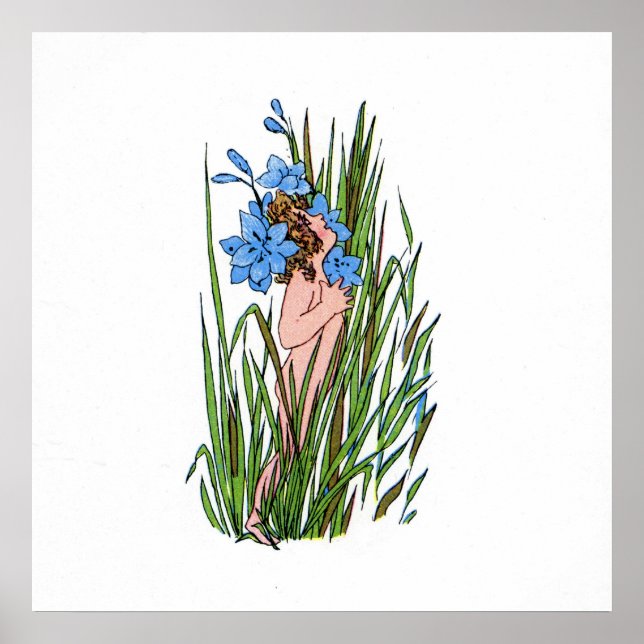 Poster Grama De Olhos Azuis (Frente)
