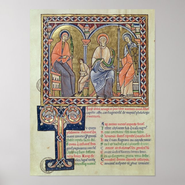 Pôster Gramática, Dialeto e Retórica de Satyricon (Frente)