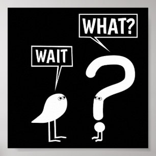 Poster Gramática Engraçada, Vírgula E Ponto De Perguntas