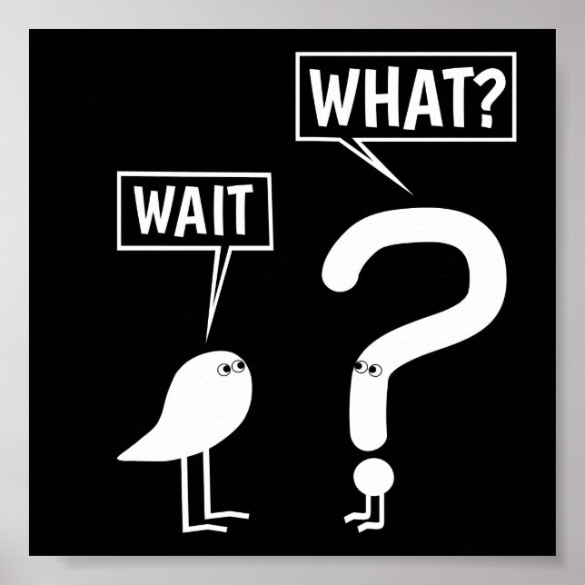 Poster Gramática Engraçada, Vírgula E Ponto De Perguntas  (Frente)