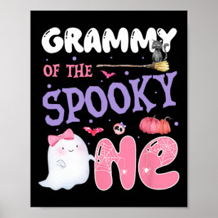 Poster Grammy Do Spooky One primeiro aniversario Hallowee