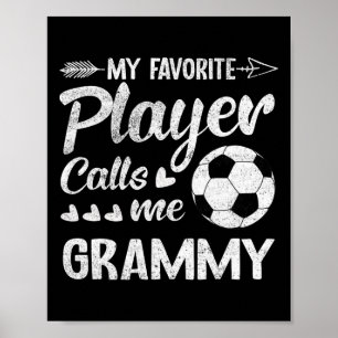 Poster Grammy Futebol Meu Jogador Favorito Me Chama De Gr