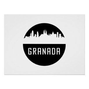 Pôster Granada cidades da Espanha