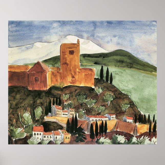 Poster Granada II por Walter Gramatte (Frente)