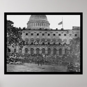 Pôster Grand Army Review by the US Capitol 1865