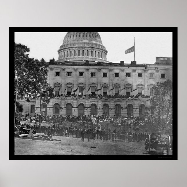 Pôster Grand Army Review by the US Capitol 1865 (Frente)