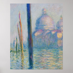 Pôster Grand Canal Monet Veneza Itália Pintura Clássica