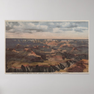 Poster Grand Canyon, arizona - sombras da nuvem do Hopi 2