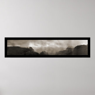 Pôster Grand Canyon AZ Storm Photo 1919