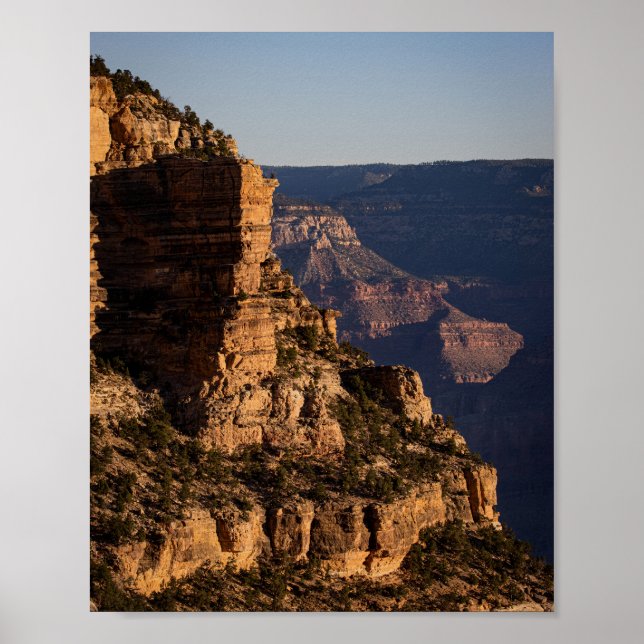 Poster Grand Canyon Cliffs at Sunrise - Landscape Photos (Frente)