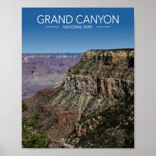 Poster Grand Canyon National Park Estilizou a Viagem