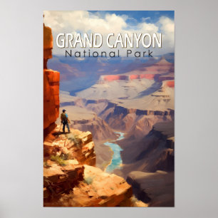 Poster Grand Canyon National Park Oil Painting Viagem