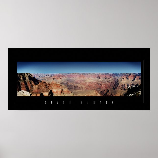 Pôster Grand Canyon Panorama (Frente)