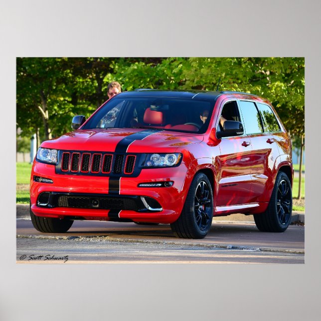 Poster Grand Cherokee SRT8 2012 (Frente)