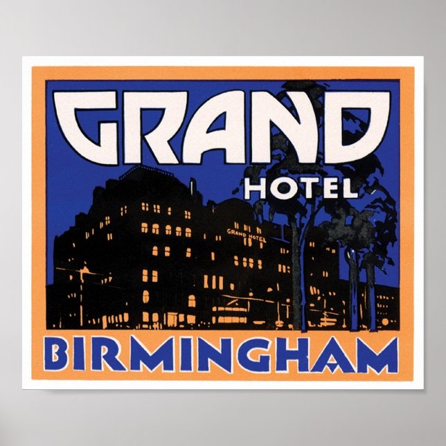 Poster Grand Hotel Birmingham (Frente)