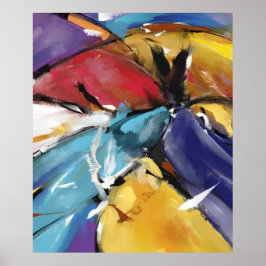 Poster Grand Modèle 1510 "L'Aigle et les Colombes"