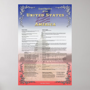 Pôster Grand Republic of the USA