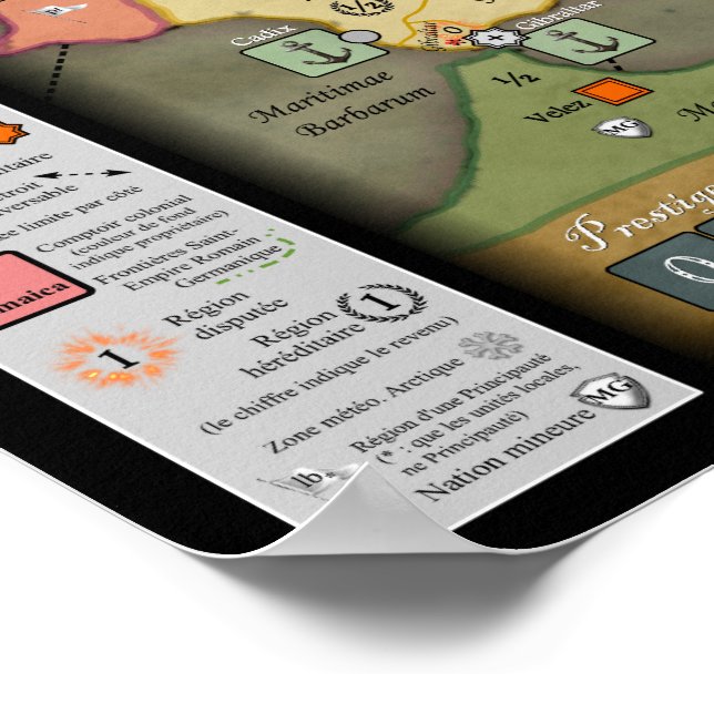 Pôster Grand Siècle game-conselho redesign (versão france (Borda)