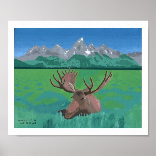 Poster Grand Teton (Frente)