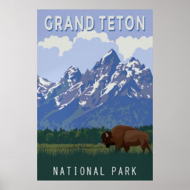 Poster Grand Teton