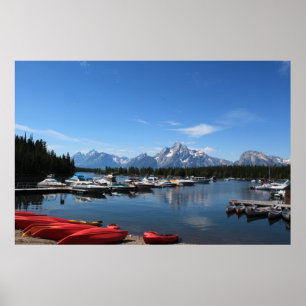 Pôster Grand Teton, EUA, parque nacional vadio