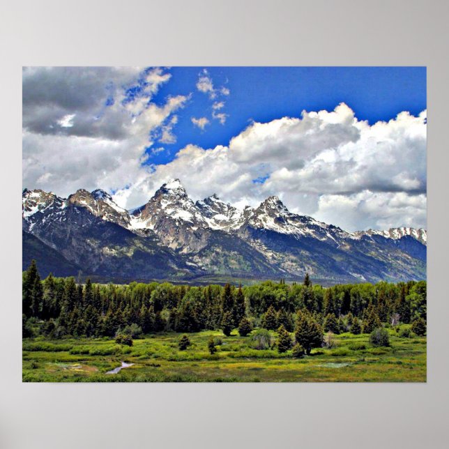 Pôster Grand Teton National Park (Frente)