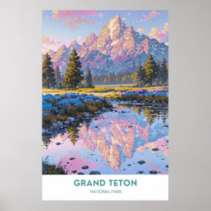 Poster Grand Teton National Park, Wyoming